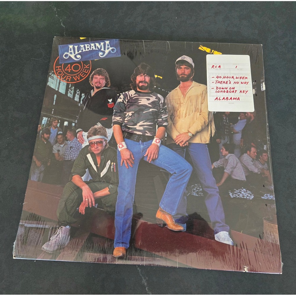 Alabama 40 Hour Week Vinyl Record LP 1985 RCA AHL1-5339 Factory Sealed Country